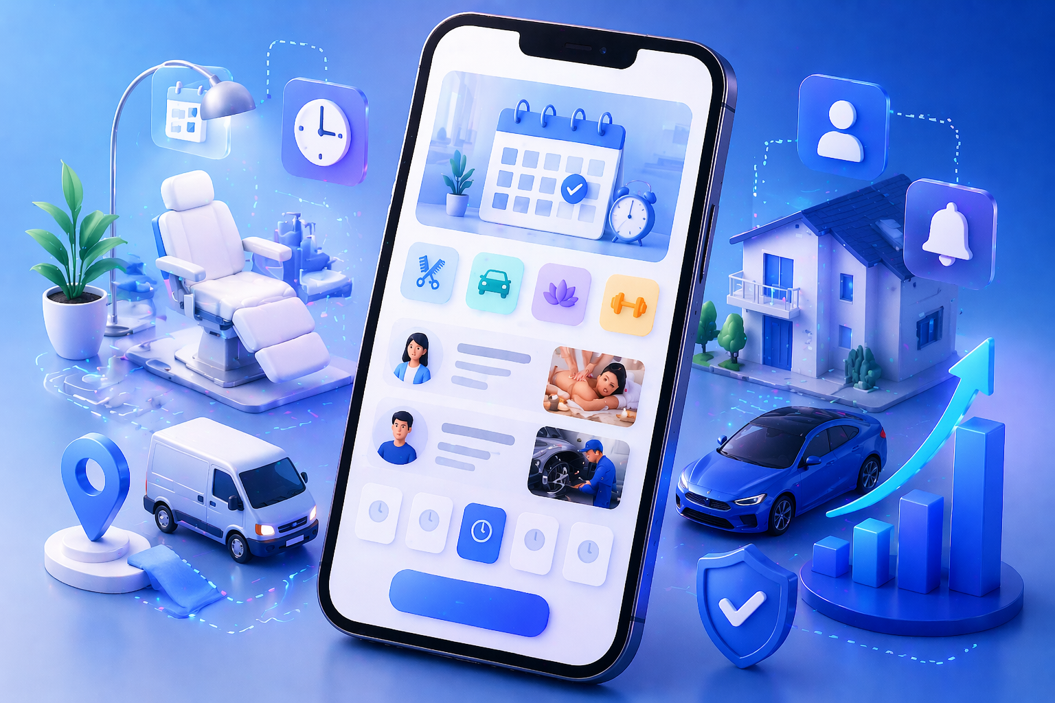 App Đặt Lịch và Dịch Vụ
